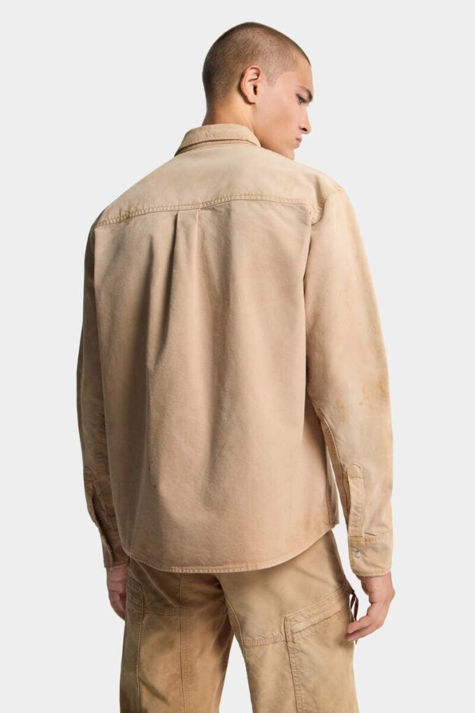 Camisas de carpintero teñidas en prenda Camisas de carpintero teñidas en prenda