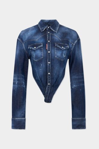 Camisas vaqueras Night Whisper de corte profundo