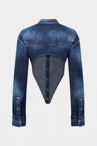 Camisas vaqueras Night Whisper de corte profundo