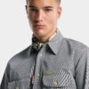 Camisas vintage canadienses de denim a rayas Camisas vintage canadienses de denim a rayas