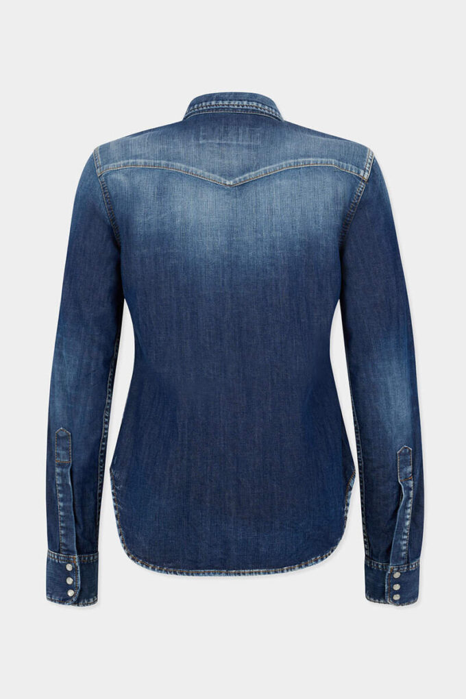 Camisas western básicas con lavado Perfecto Camisas western básicas con lavado Perfecto