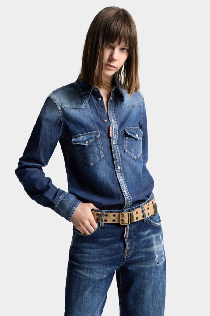 Camisas western básicas con lavado Perfecto Camisas western básicas con lavado Perfecto
