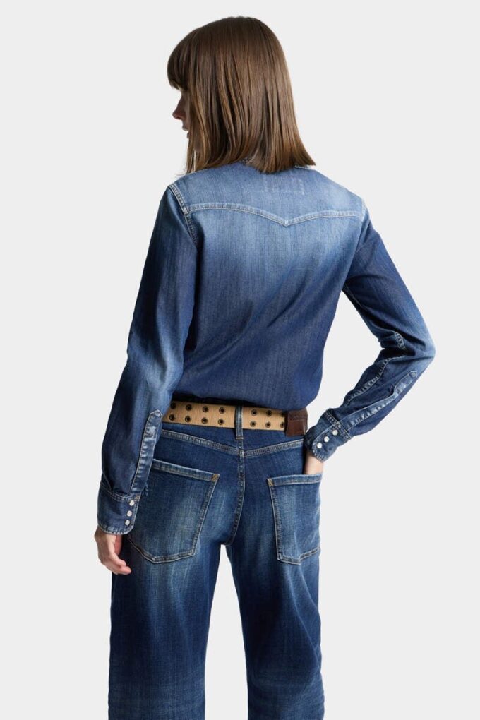 Camisas western básicas con lavado Perfecto Camisas western básicas con lavado Perfecto