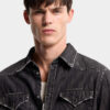 Camisas western lavadas en negro Camisas western lavadas en negro