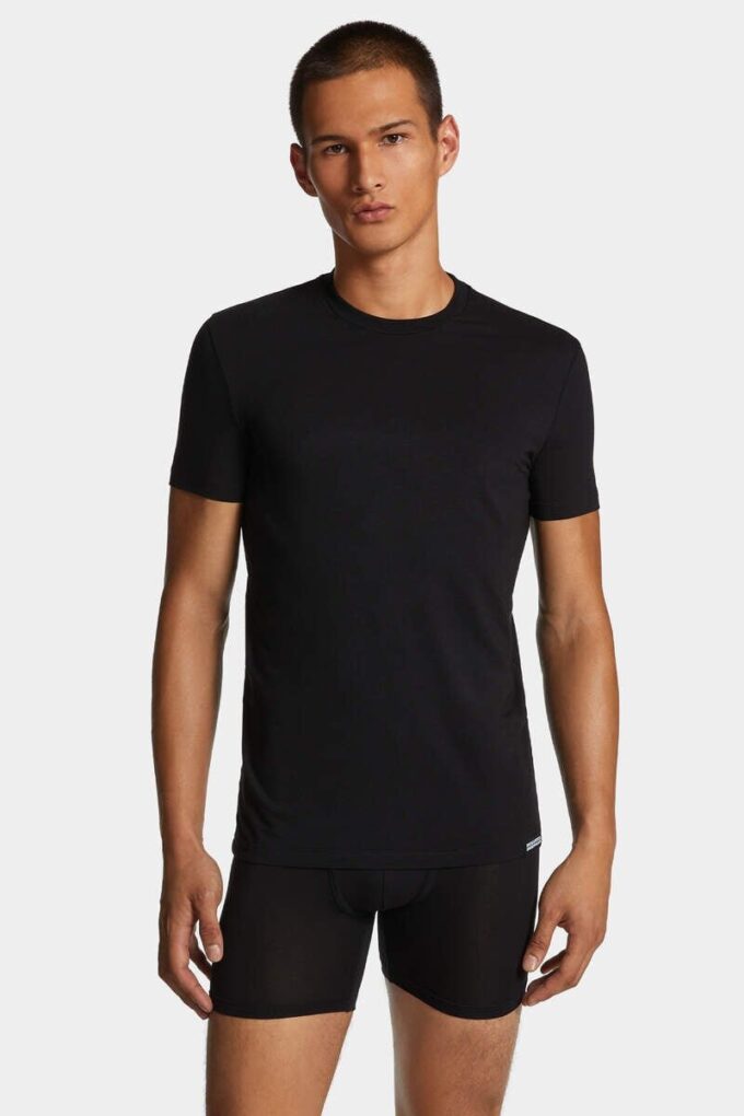 Camiseta con logotipo bordado de Dsquared2 Camiseta con logotipo bordado de Dsquared2