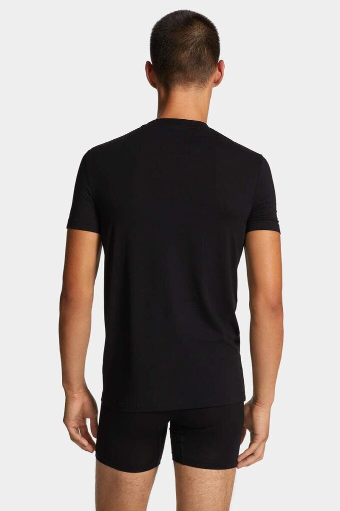 Camiseta con logotipo bordado de Dsquared2 Camiseta con logotipo bordado de Dsquared2
