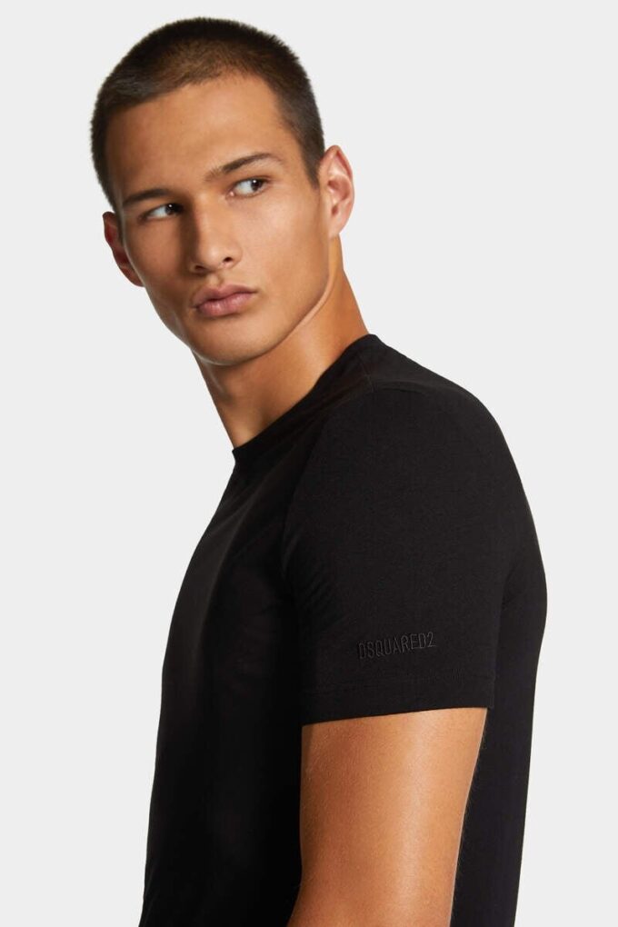 Camiseta con logotipo bordado de Dsquared2 Camiseta con logotipo bordado de Dsquared2