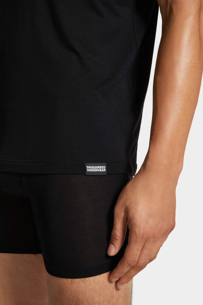 Camiseta con logotipo bordado de Dsquared2 Camiseta con logotipo bordado de Dsquared2