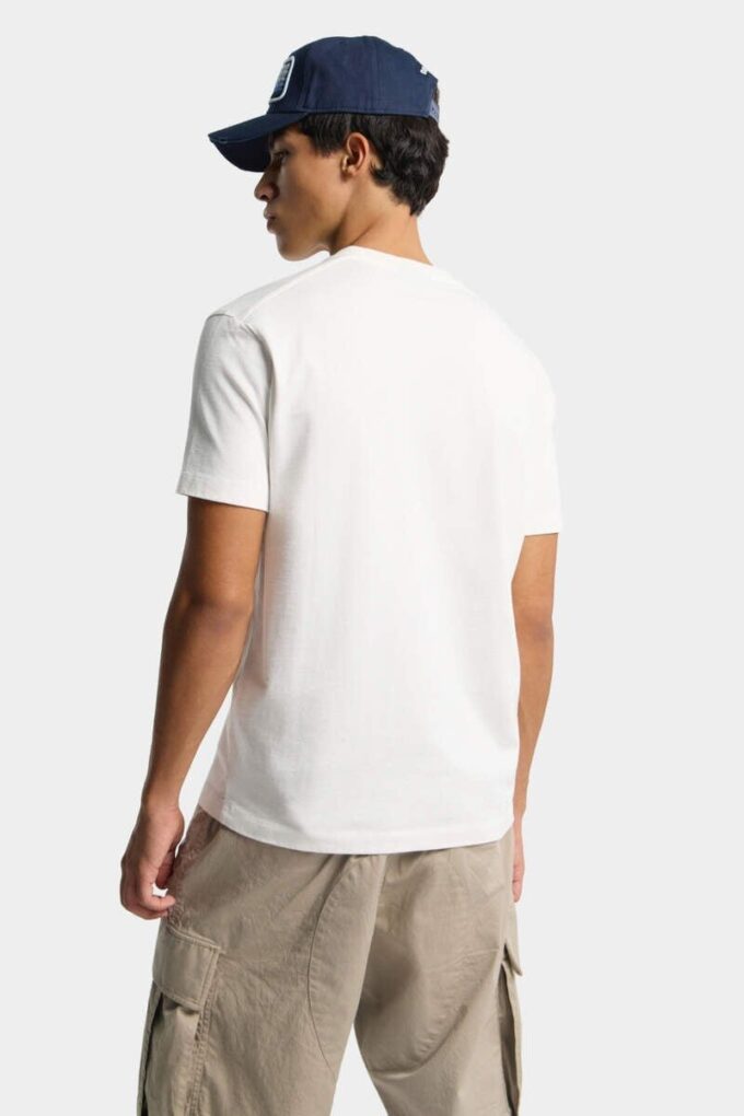Camiseta Cool Fit con placa con el logotipo de Dsquared2 Camiseta Cool Fit con placa con el logotipo de Dsquared2