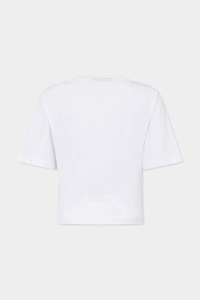 Camiseta corta de corte holgado Dsquared2 Tape Camiseta corta de corte holgado Dsquared2 Tape