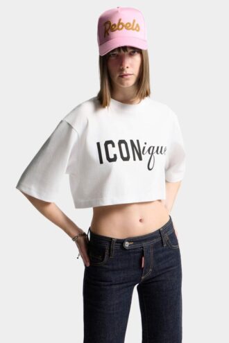 Camiseta corta de corte holgado Iconique