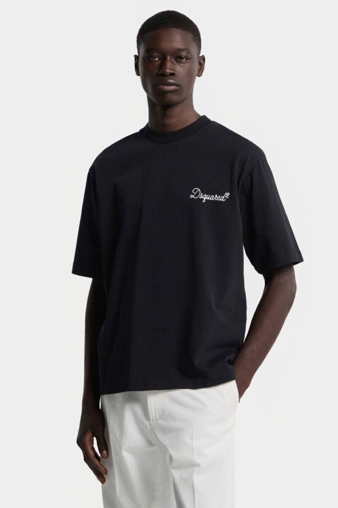 Camiseta de corte holgado característica de Dsquared2 Camiseta de corte holgado característica de Dsquared2