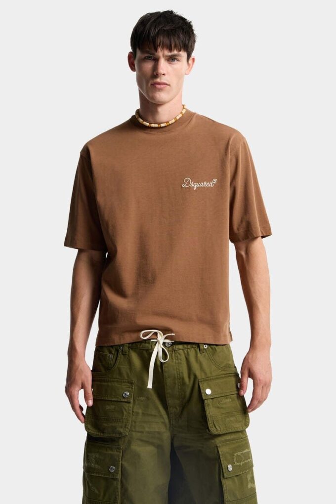 Camiseta de corte holgado característica de Dsquared2