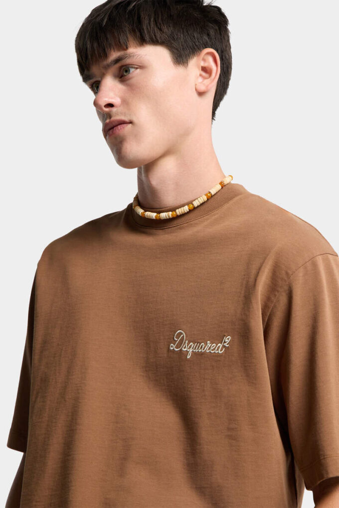 Camiseta de corte holgado característica de Dsquared2
