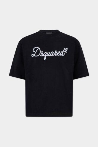 Camiseta de corte holgado con bordado Dsquared2