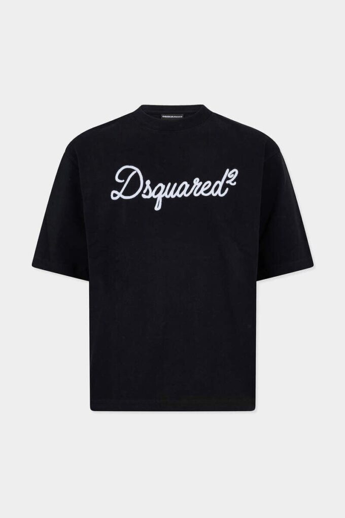 Camiseta de corte holgado con bordado Dsquared2 Camiseta de corte holgado con bordado Dsquared2
