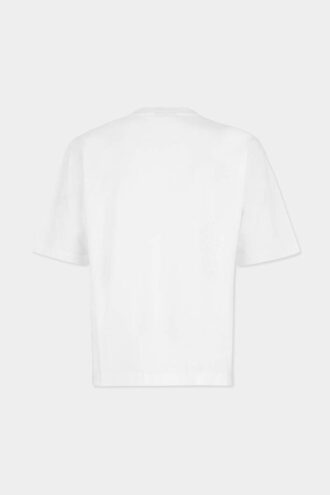 Camiseta de corte holgado con bordado Dsquared2