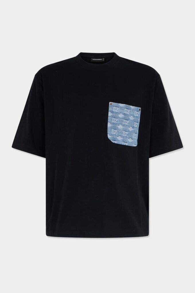 Camiseta de corte holgado con monograma D2 Camiseta de corte holgado con monograma D2