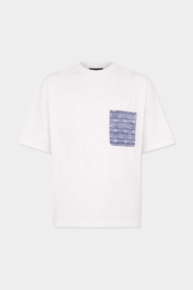 Camiseta de corte holgado con monograma D2 Camiseta de corte holgado con monograma D2