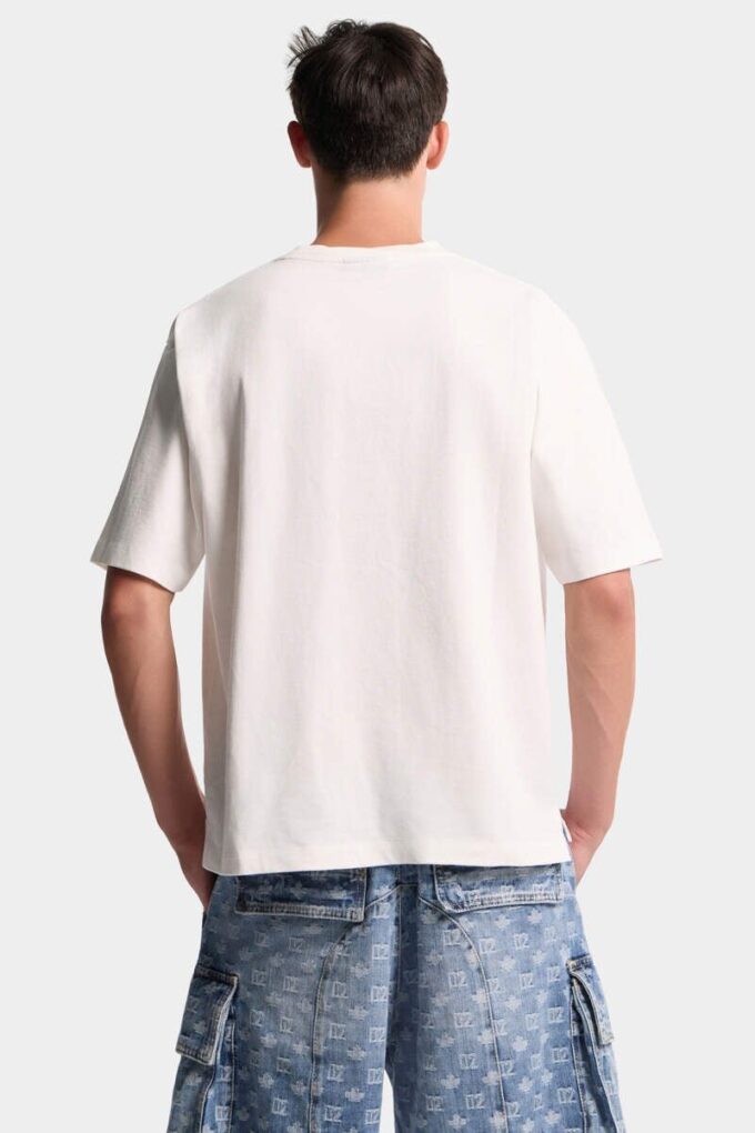 Camiseta de corte holgado con monograma D2 Camiseta de corte holgado con monograma D2