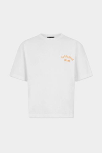 Camiseta de corte holgado con tinte vintage