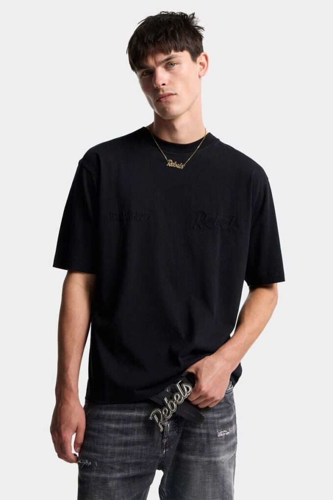 Camiseta de corte holgado Dsquared2 Rebels Camiseta de corte holgado Dsquared2 Rebels