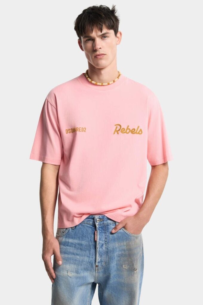 Camiseta de corte holgado Dsquared2 Rebels Camiseta de corte holgado Dsquared2 Rebels