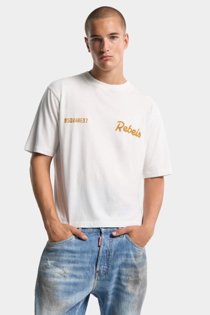 Camiseta de corte holgado Dsquared2 Rebels