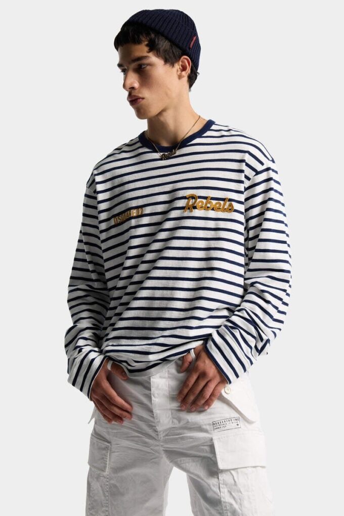 Camiseta de corte holgado Dsquared2 Rebels