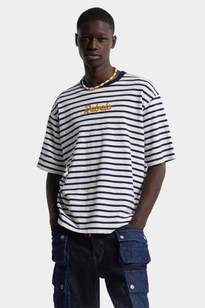 Camiseta de corte holgado Dsquared2 Rebels