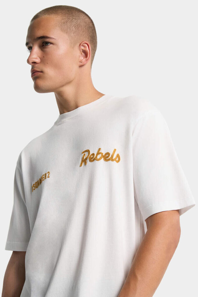 Camiseta de corte holgado Dsquared2 Rebels