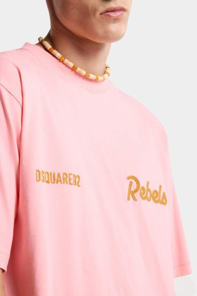 Camiseta de corte holgado Dsquared2 Rebels Camiseta de corte holgado Dsquared2 Rebels