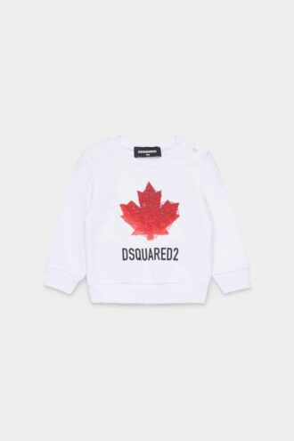 Camiseta de cuello redondo con hoja de arce para recién nacidos de D2Kids