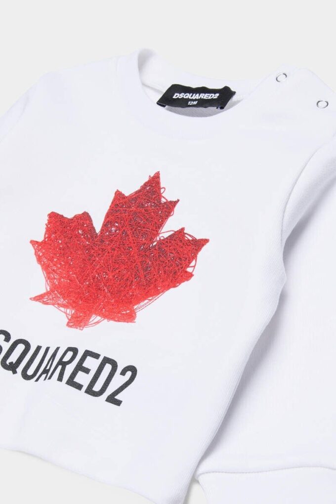 Camiseta de cuello redondo con hoja de arce para recién nacidos de D2Kids Camiseta de cuello redondo con hoja de arce para recién nacidos de D2Kids