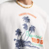 Camiseta de cuello redondo de corte holgado estilo vintage de verano Camiseta de cuello redondo de corte holgado estilo vintage de verano