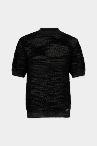 Camiseta de punto calado