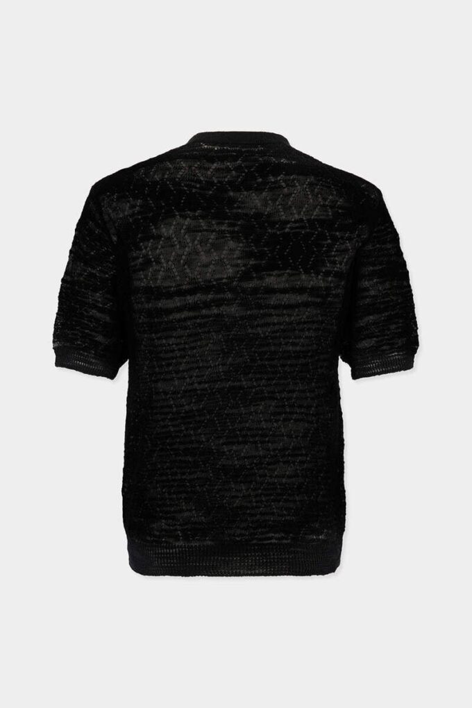 Camiseta de punto calado Camiseta de punto calado