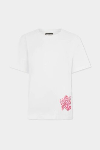 Camiseta Hibiscus de corte holgado