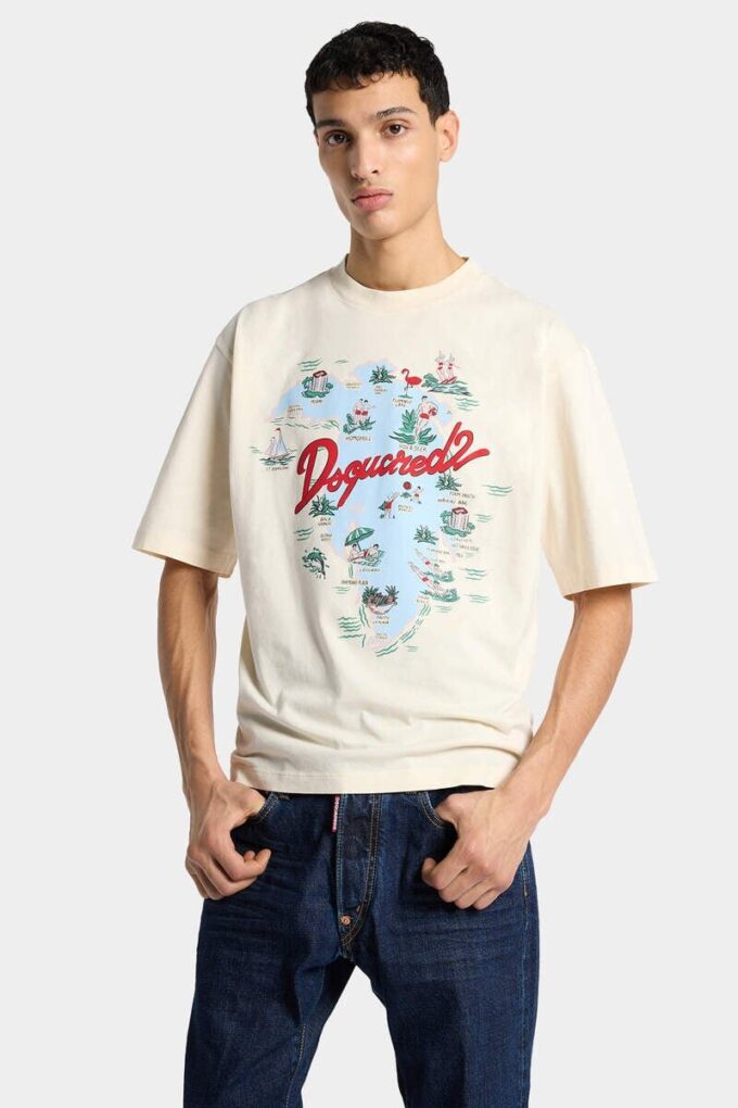 Camiseta holgada Aloha Souvenir Camiseta holgada Aloha Souvenir