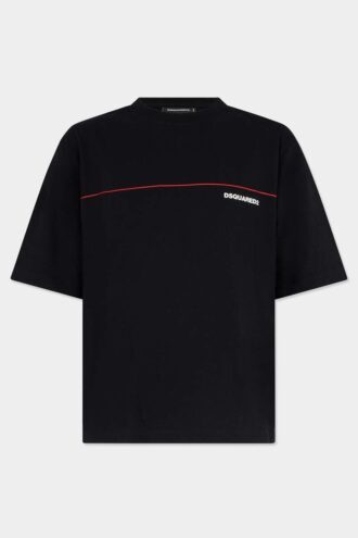 Camiseta holgada con cinta Dsquared2