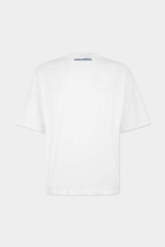Camiseta holgada con efecto desgastado vintage