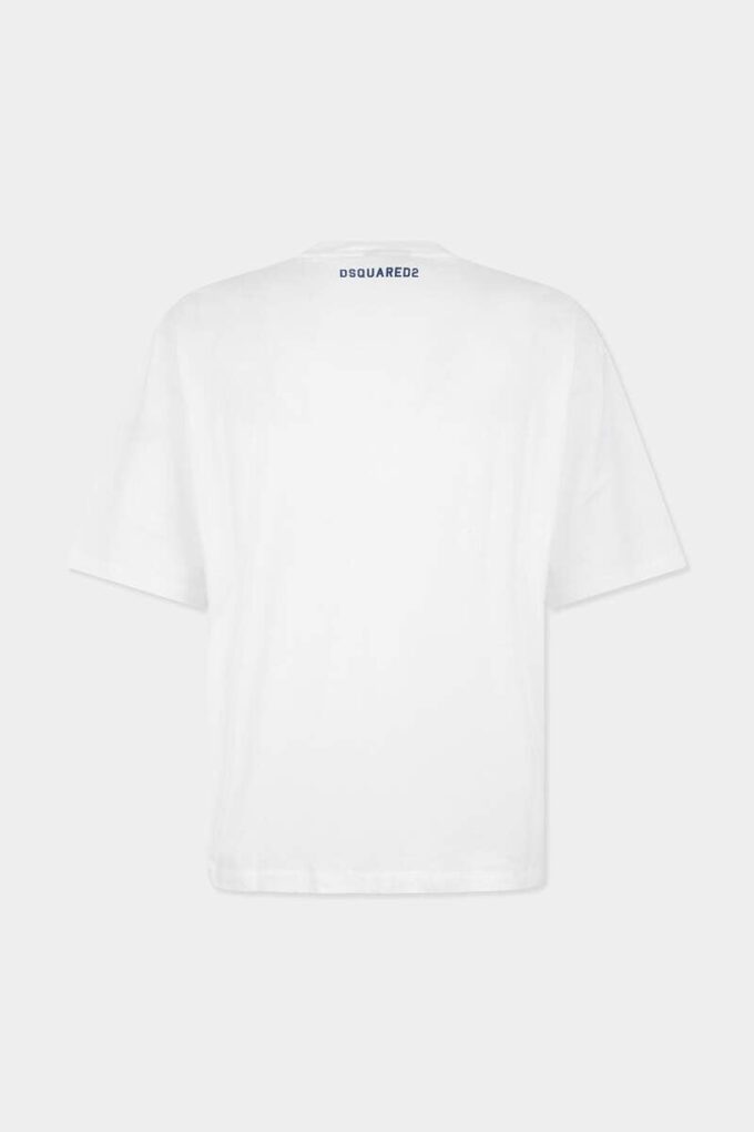 Camiseta holgada con efecto desgastado vintage Camiseta holgada con efecto desgastado vintage