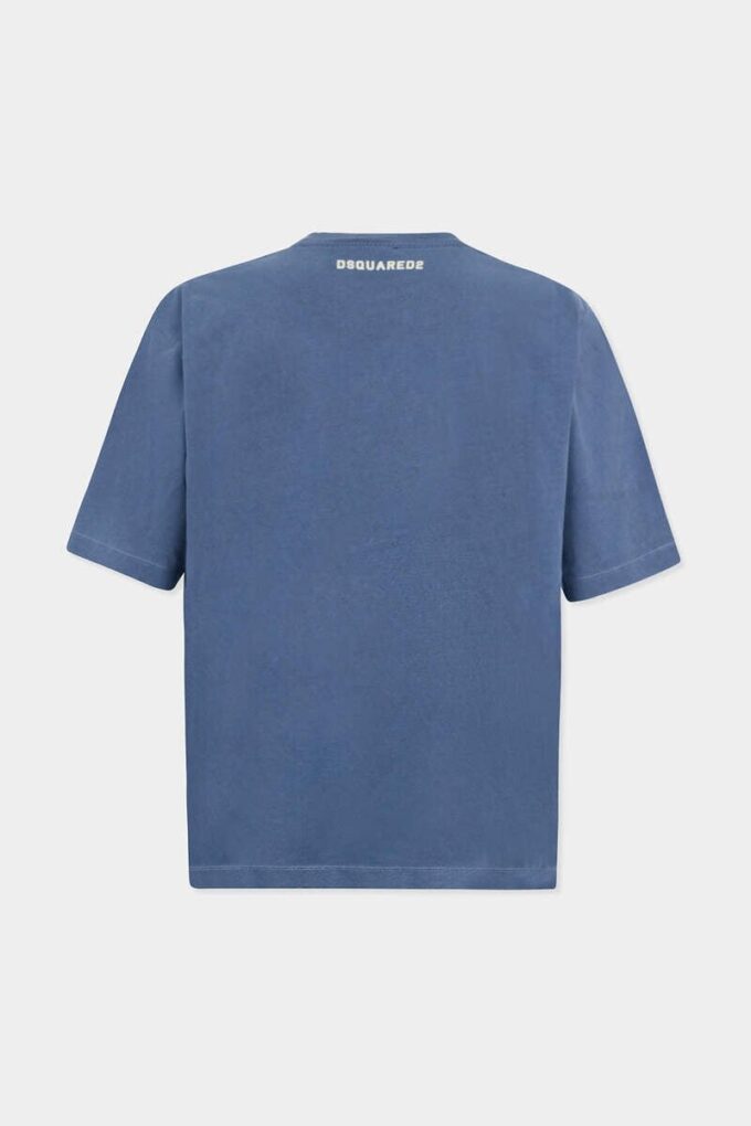 Camiseta holgada con efecto desgastado vintage Camiseta holgada con efecto desgastado vintage