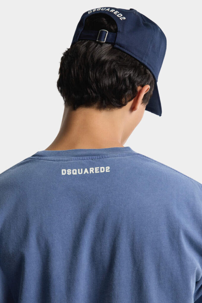 Camiseta holgada con efecto desgastado vintage Camiseta holgada con efecto desgastado vintage