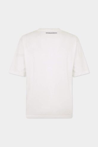 Camiseta holgada teñida y desgastada Smiley X D2