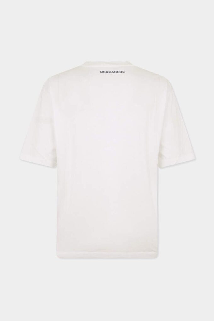 Camiseta holgada teñida y desgastada Smiley X D2 Camiseta holgada teñida y desgastada Smiley X D2