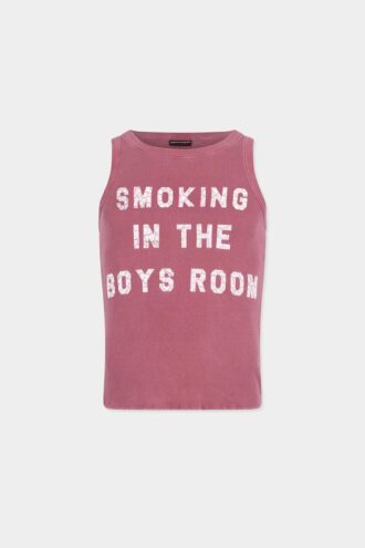 Camiseta sin mangas con efecto desgastado vintage