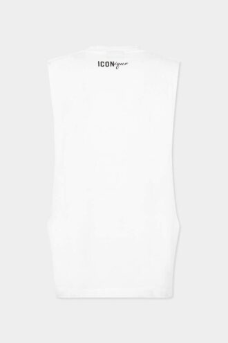 Camiseta sin mangas de corte entallado Iconique