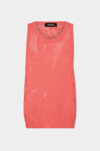 Camiseta sin mangas de punto