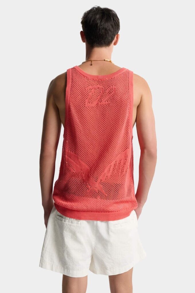 Camiseta sin mangas de punto Camiseta sin mangas de punto